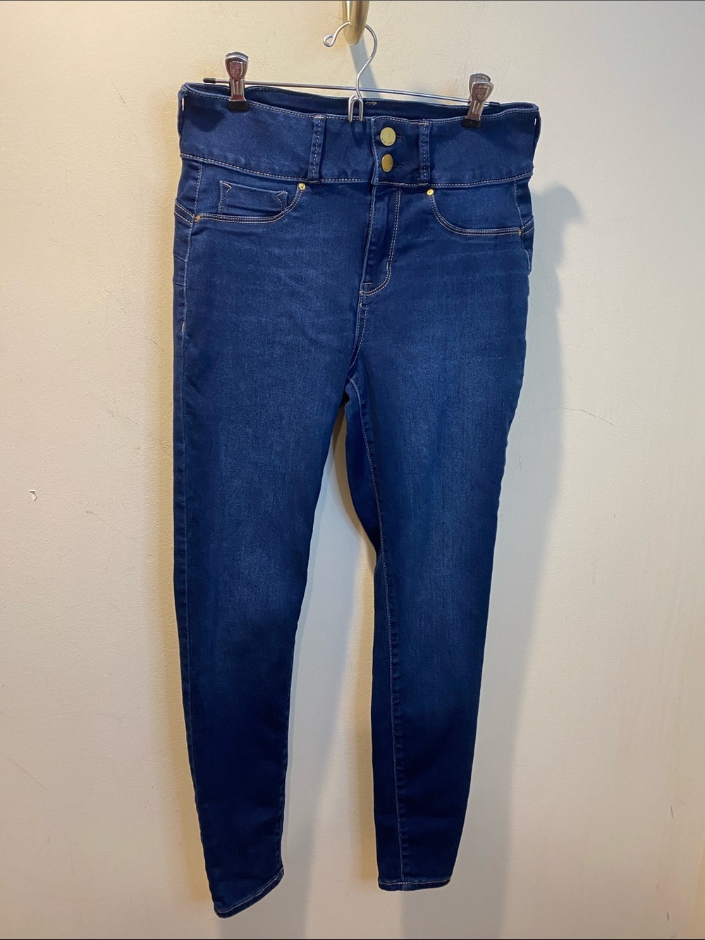 Seven7 D High-Rise Skinny Jeggings Blue Jeans Sz 8